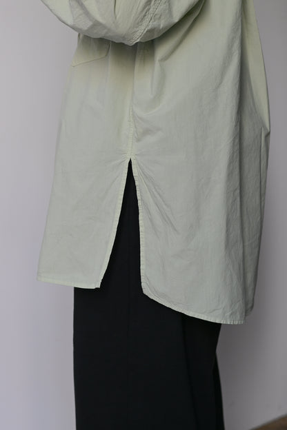 ANCELLM / SHRINK OVER SHIRT -GRAYMINT