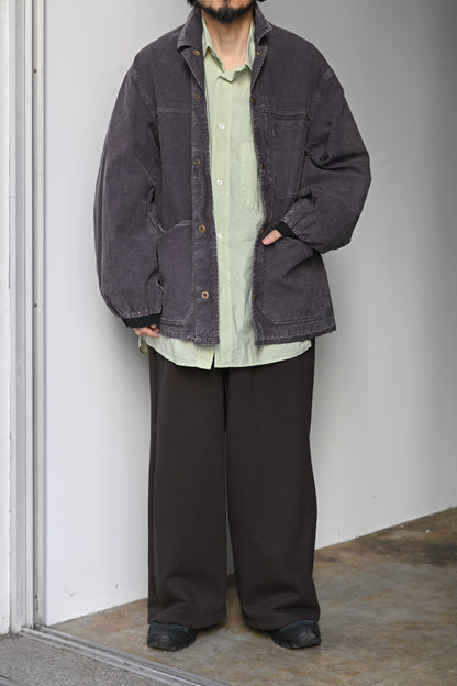 ANCELLM / 2TUCK SWEAT PANTS -BROWN