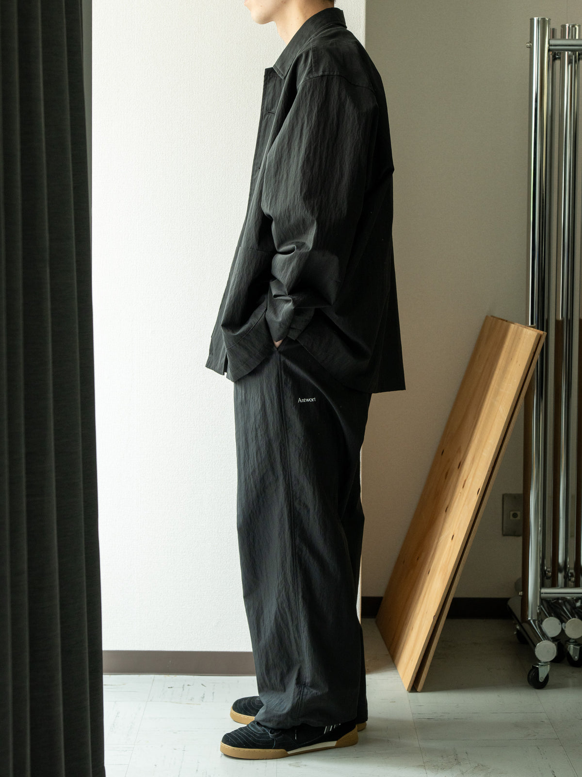 Antwort / EX. DESIGN TEAM SHIRT JACKET -BLACK – and father