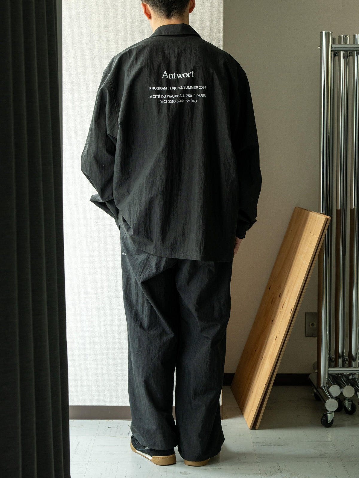 Antwort / EX. DESIGN TEAM SHIRT JACKET -BLACK – and father