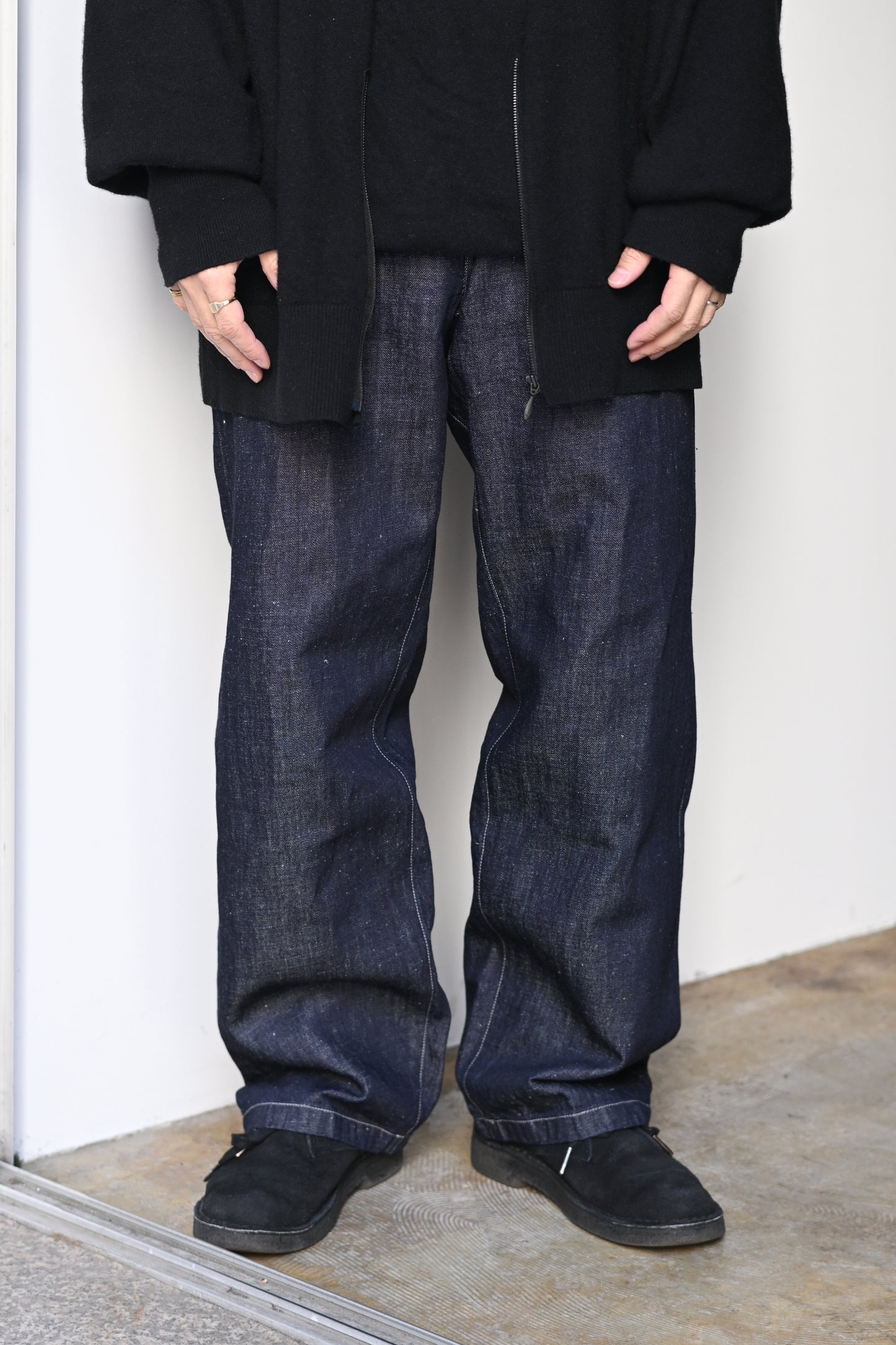 MITTAN / PT-133 OC大麻ライトオンスデニムパンツ -紺