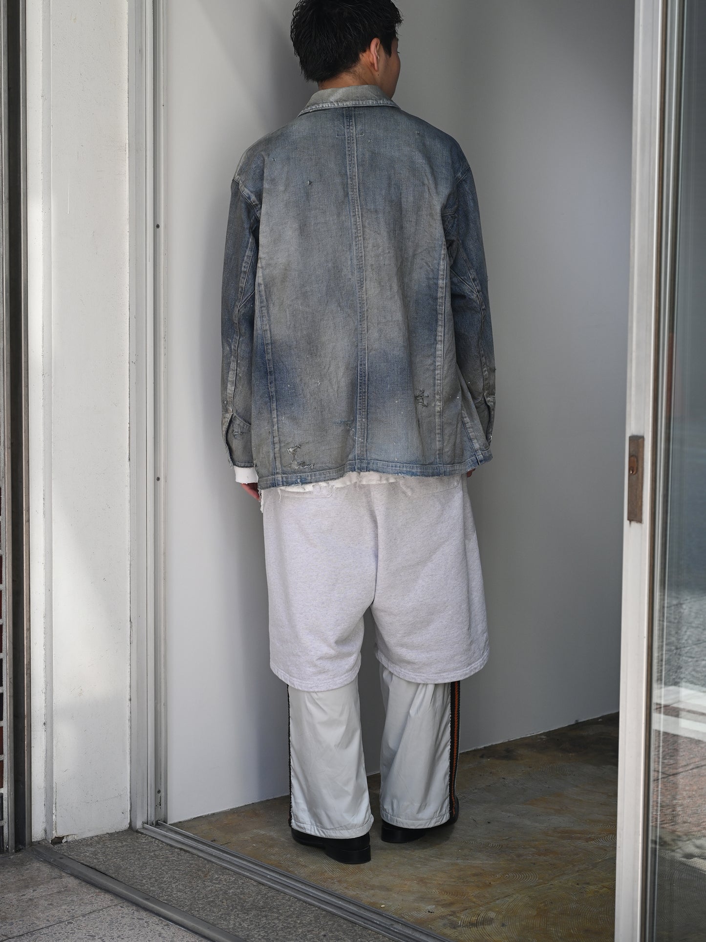 ANCELLM / DENIM COVERALL -INDIGO