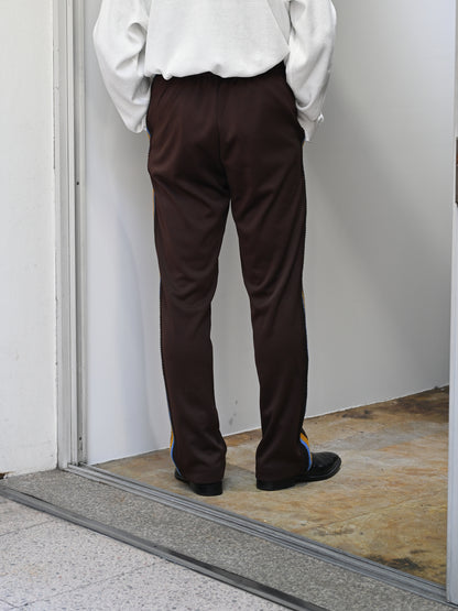 The DUFFER N NEPHEWS / TRACK PANTS JERSEY -D.BROWN