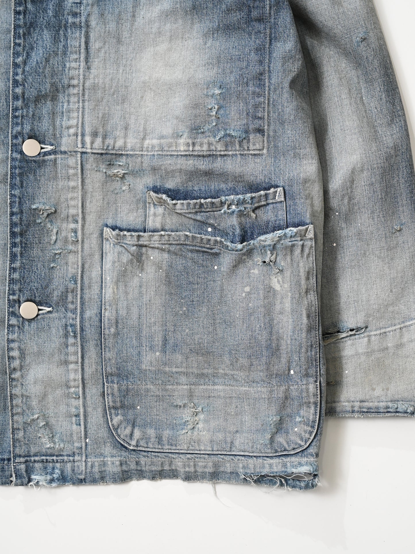 ANCELLM / DENIM COVERALL -INDIGO