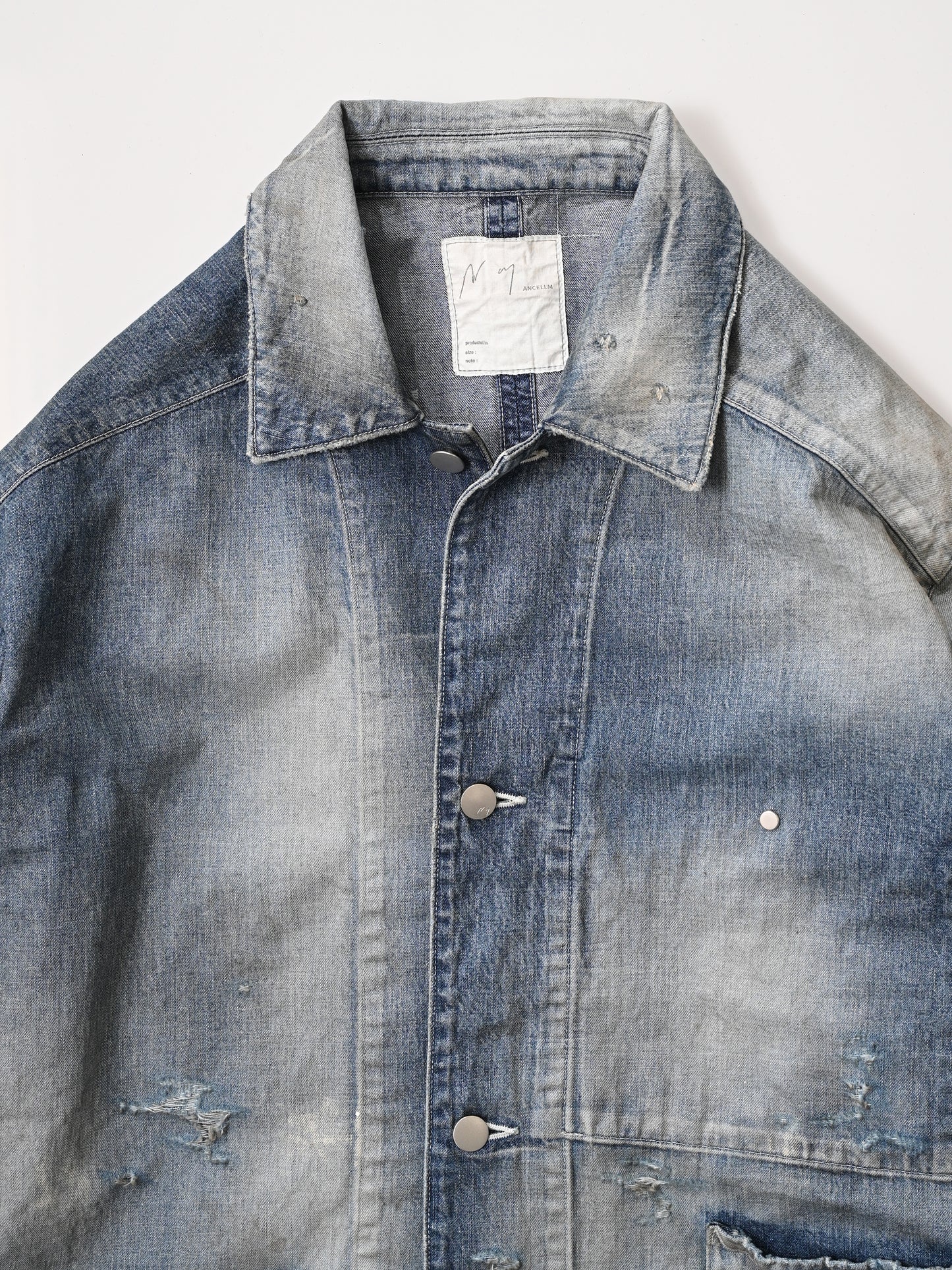 ANCELLM / DENIM COVERALL -INDIGO