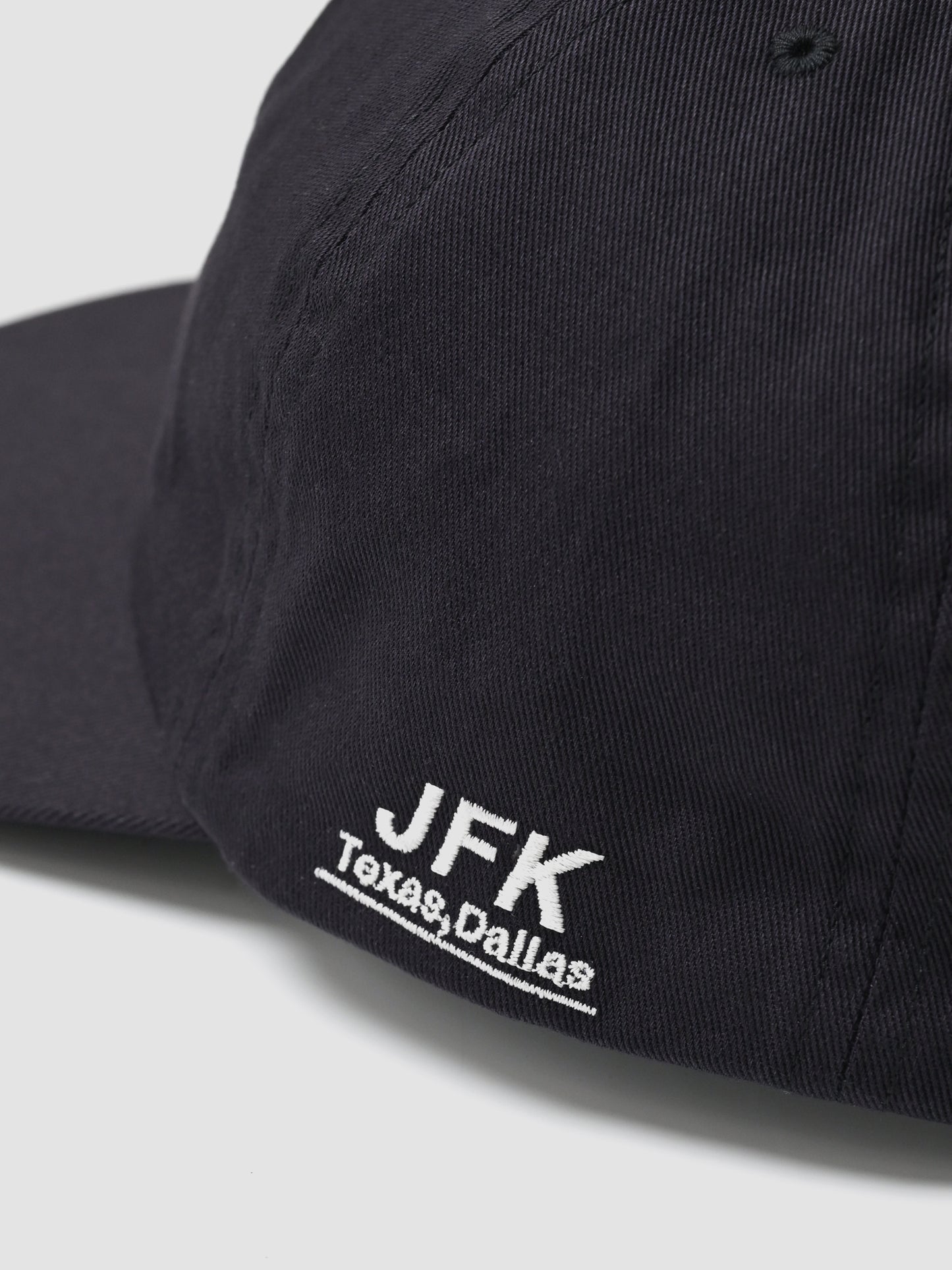 COMESANDGOES / JFK CAP  -BLACK×WHITE