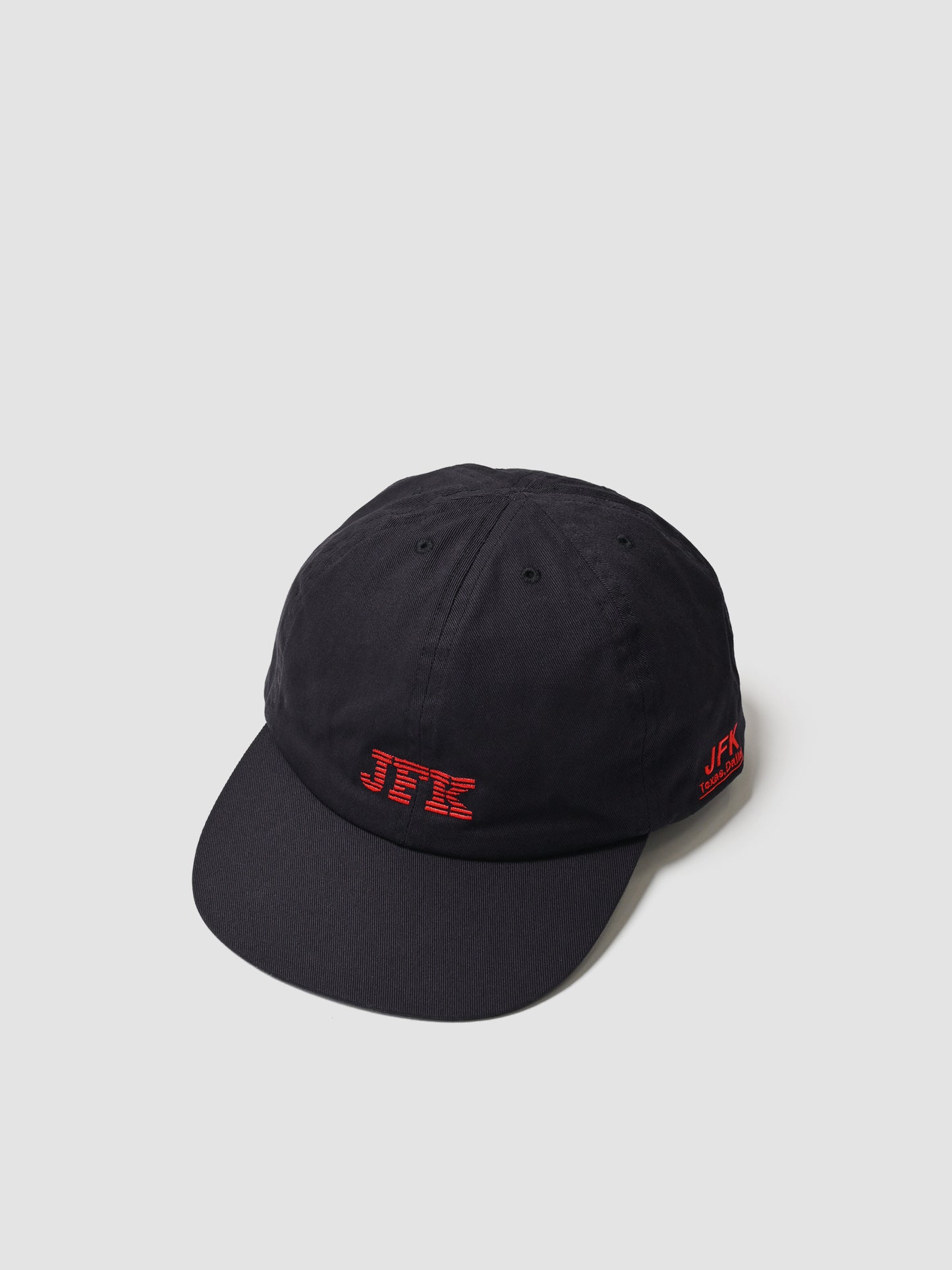 COMESANDGOES / JFK CAP  -BLACK×RED