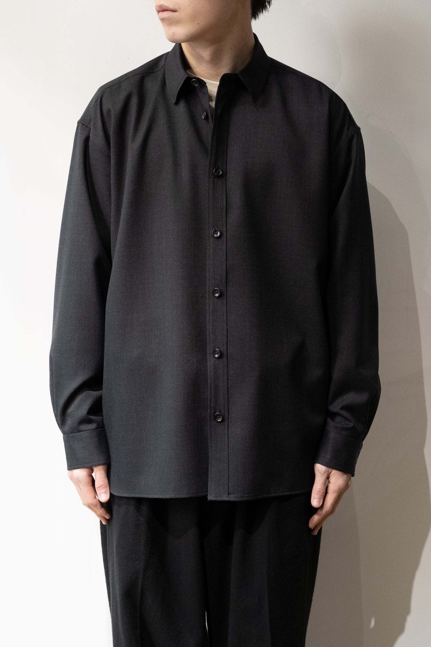 Kazuki Nagayama / OVER FIT WOOL SHIRT