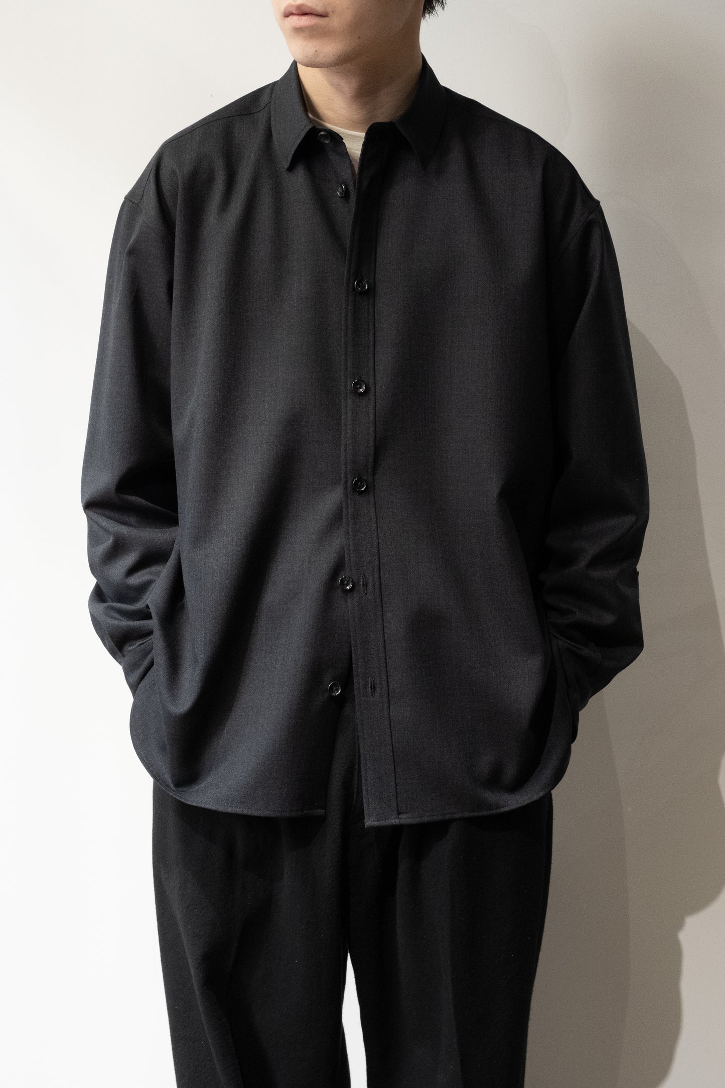 Kazuki Nagayama / OVER FIT WOOL SHIRT