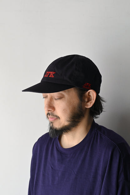 COMESANDGOES / JFK CAP  -BLACK×RED
