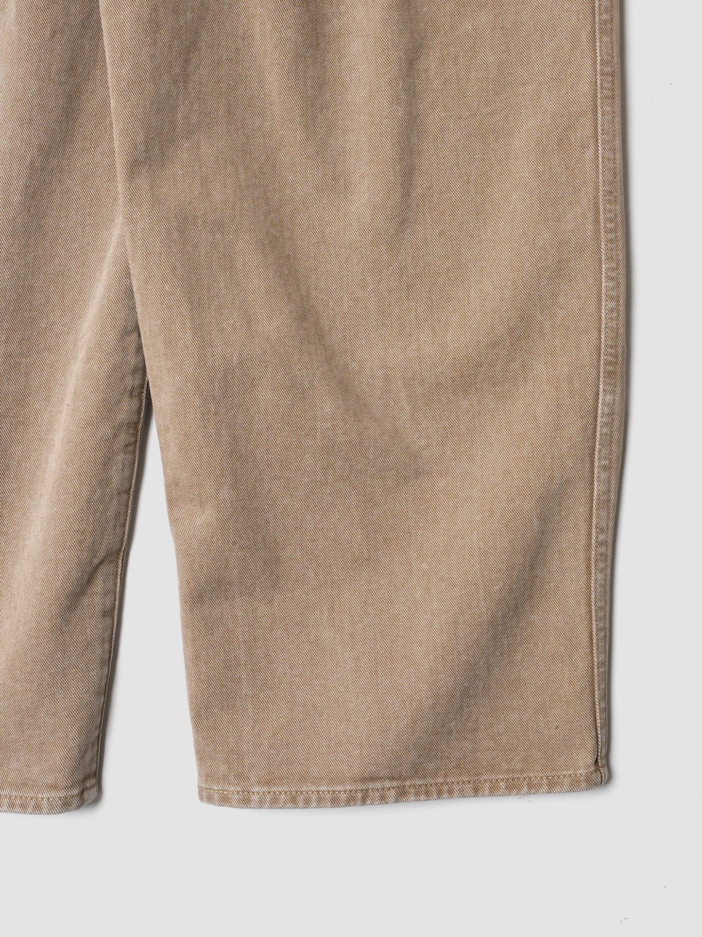 barbell object / denim pt -beige