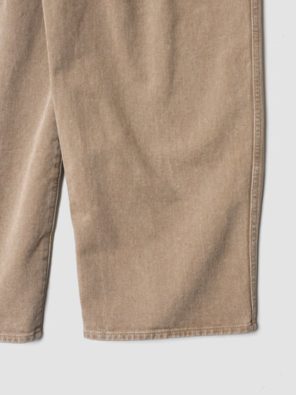 barbell object / denim pt -beige