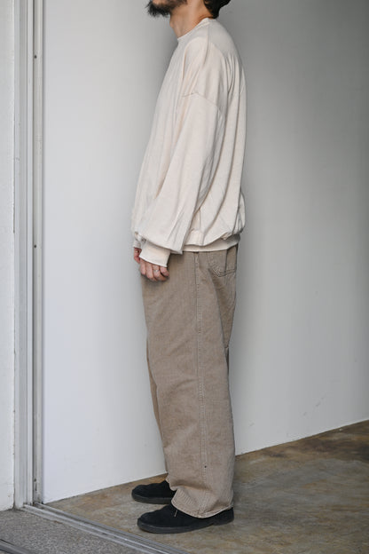 barbell object / sw bo top (loose) -ecru