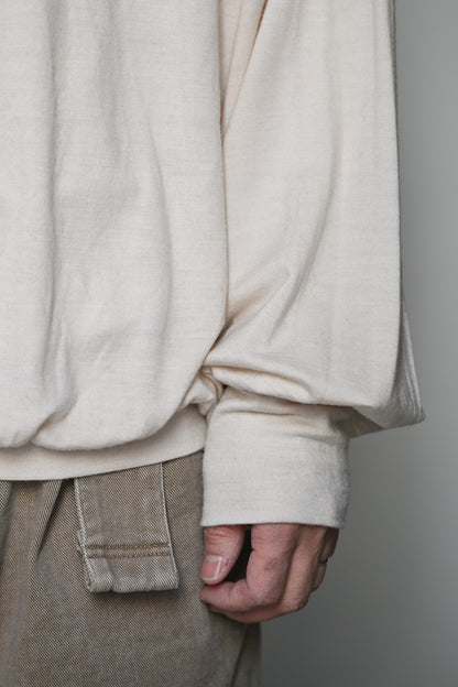 barbell object / sw bo top (loose) -ecru