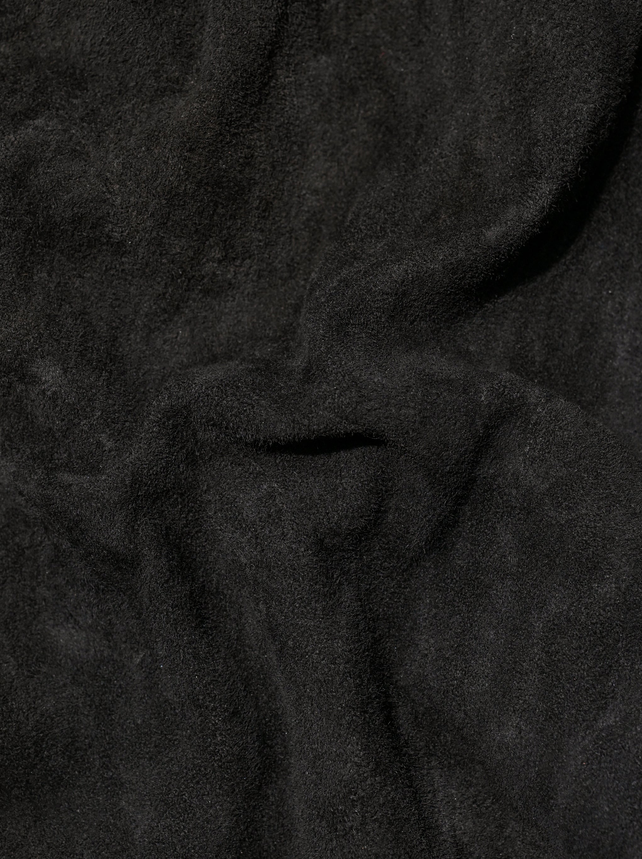 barbell object / dyed leather jkt -黒