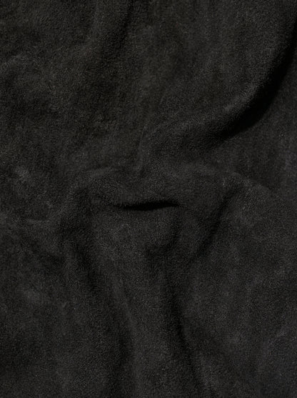 barbell object / dyed leather jkt -黒