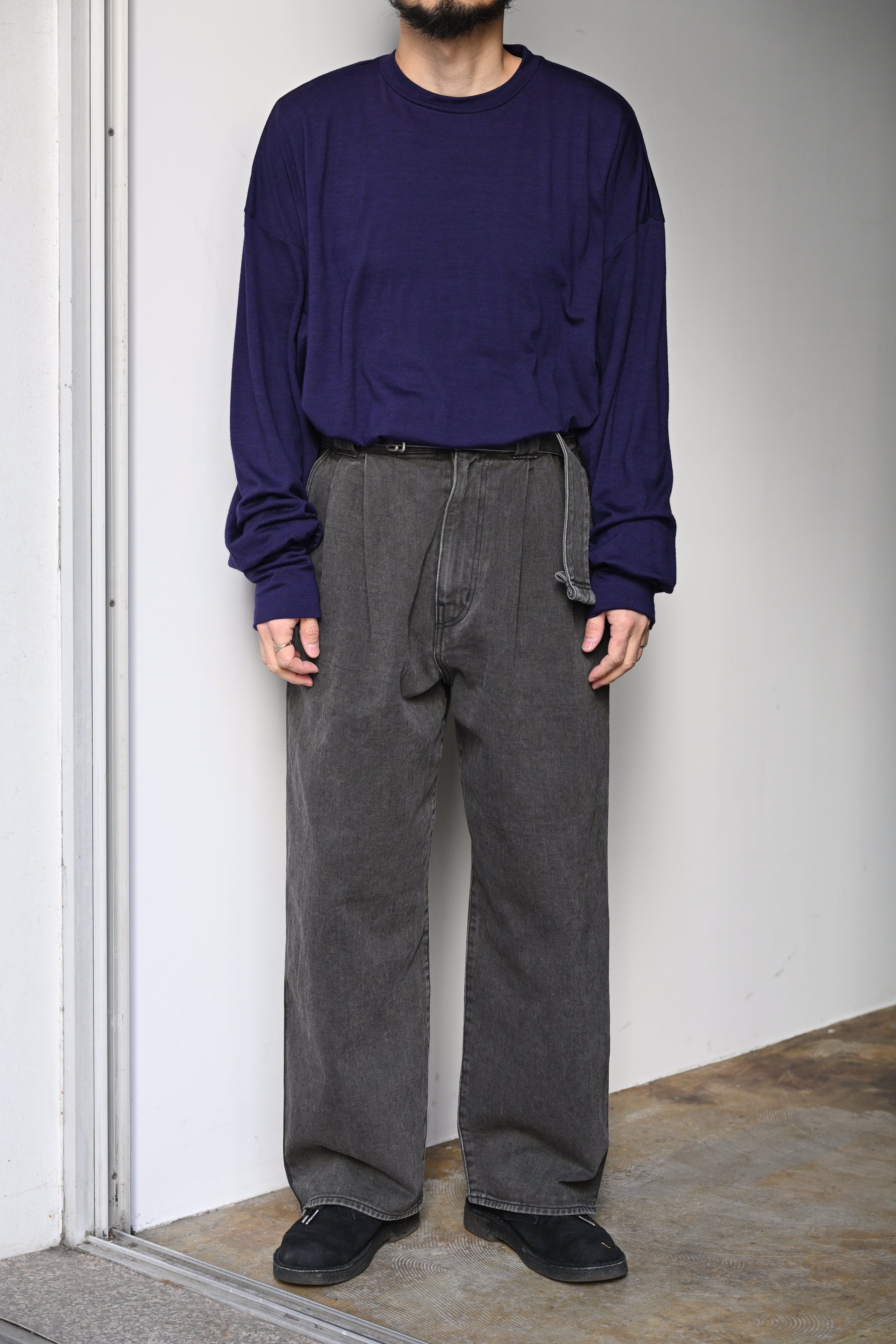 barbell object / denim pt -FADE