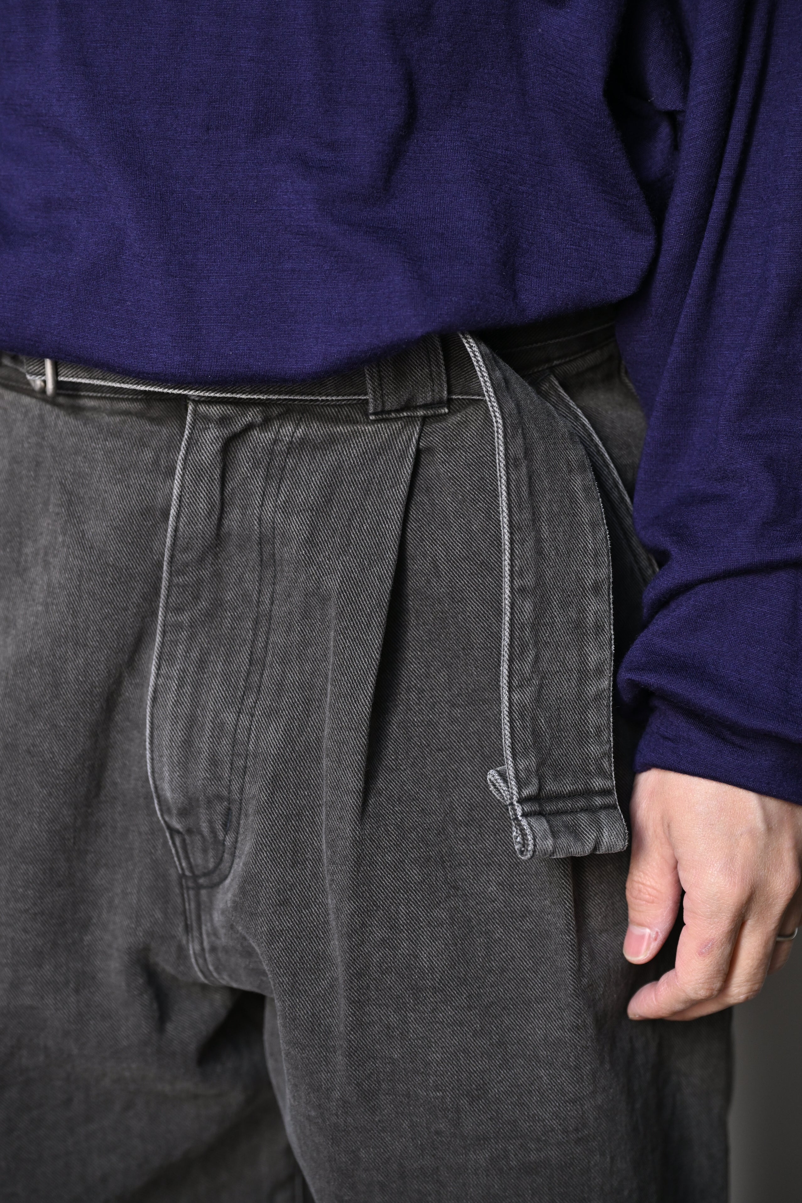 barbell object / denim pt -FADE