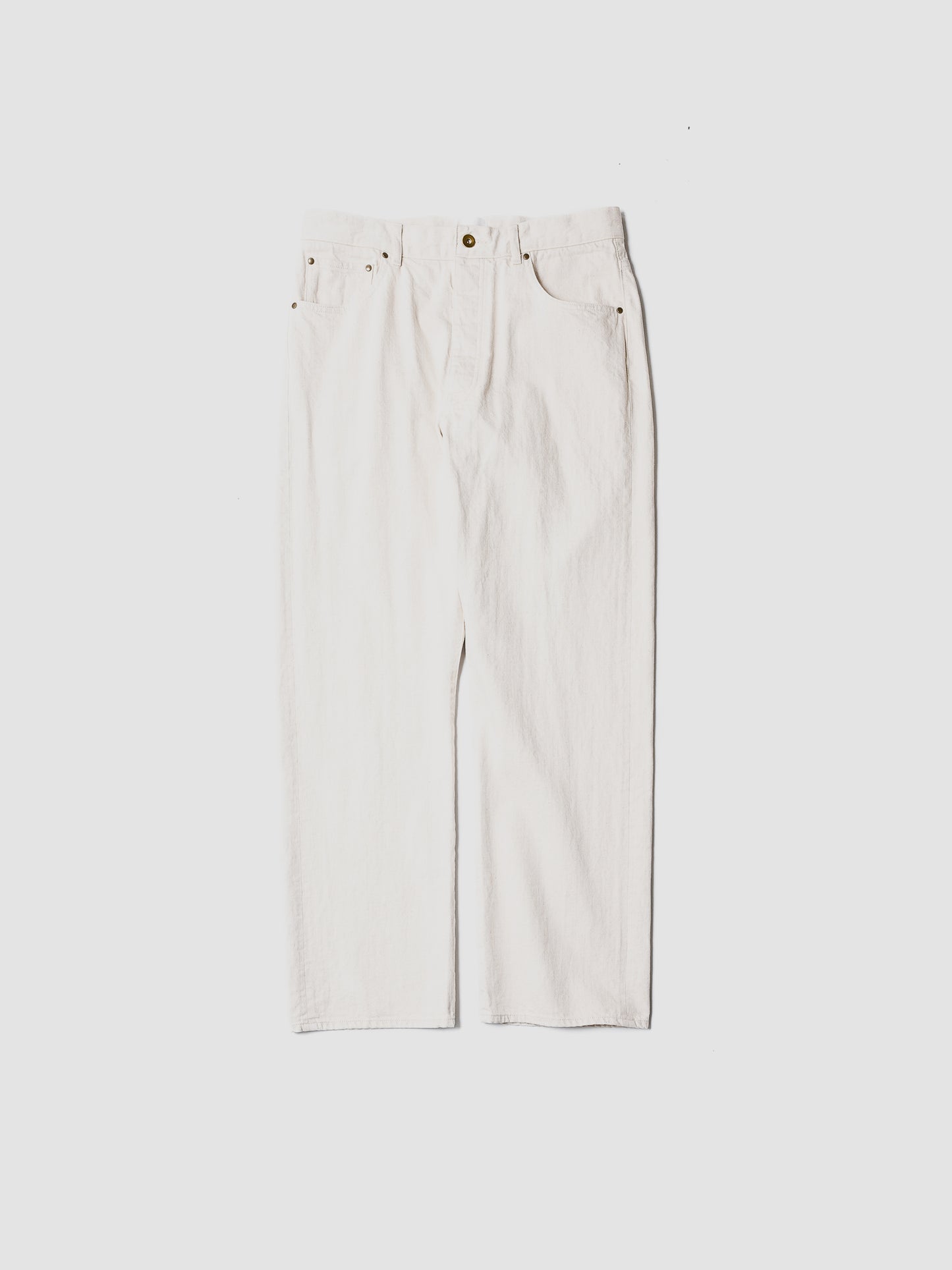 BISOWN / CO/HE PURE STRAIGHT DENIM -UNDYED