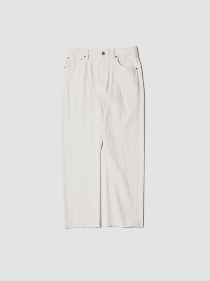 BISOWN / CO/HE PURE STRAIGHT DENIM -UNDYED