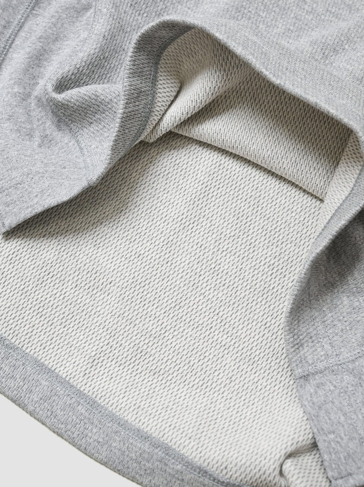 ANSNAM / 丸首カットソー -TOP GRAY
