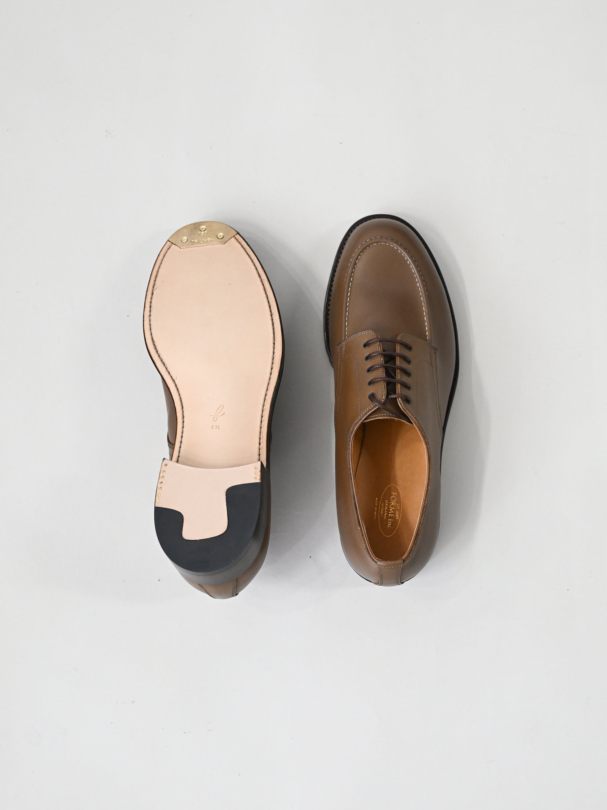 【美品】forme Hand mocca Blucher fm-120 forme / fm-120 HAND MOCCA BLUCHER -AMBER – and father