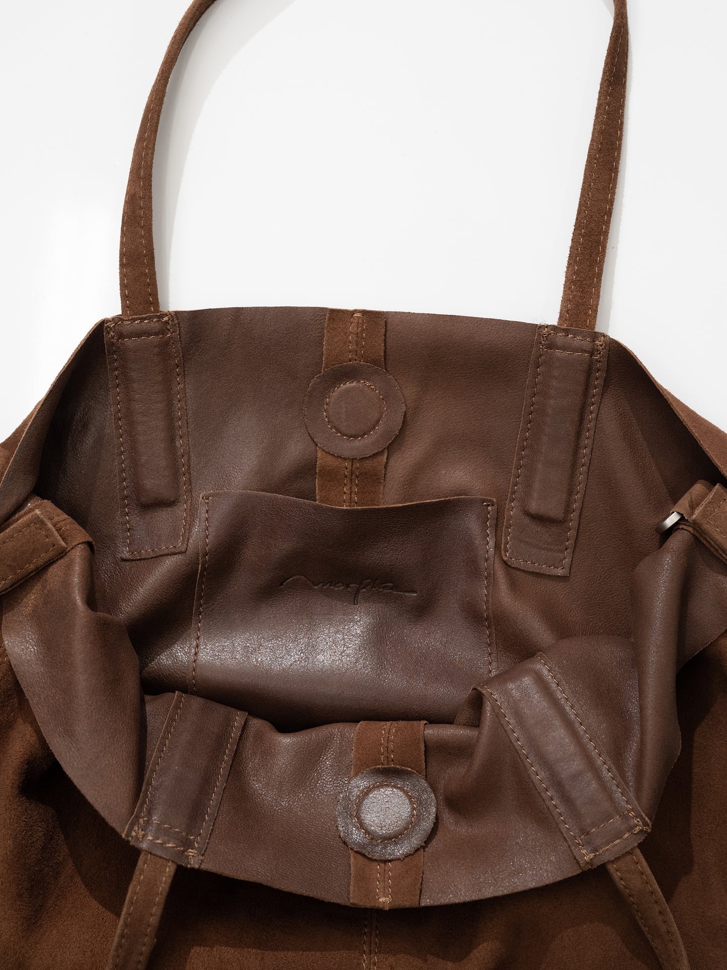 Morphée / 3WAY LARGE TOTE -OIL BROWN