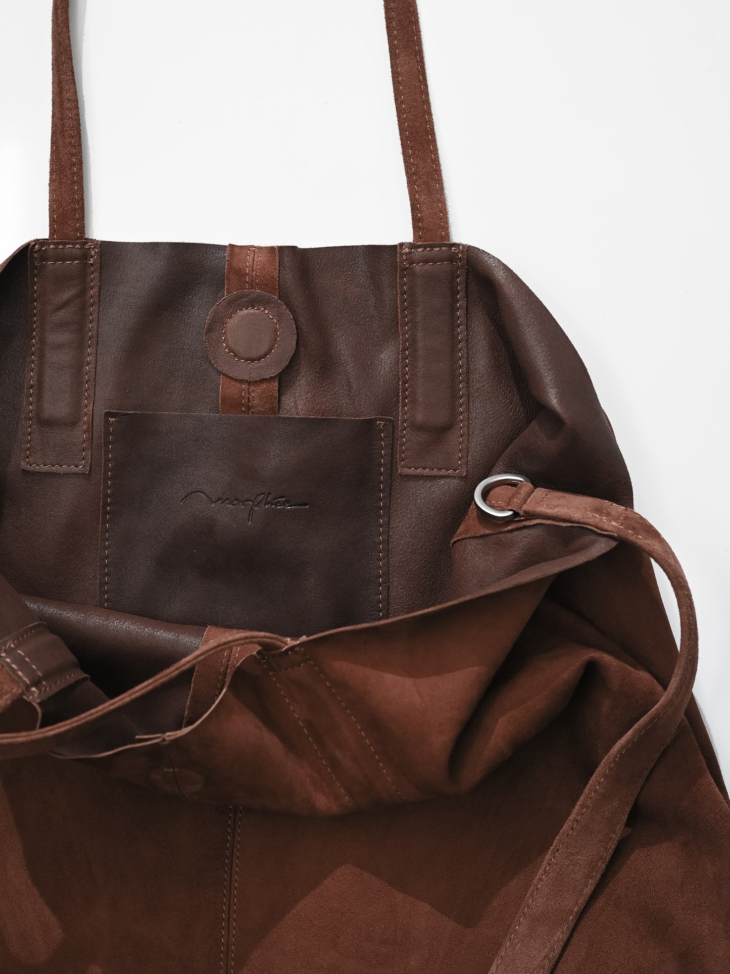 Morphée / 3WAY MIDIUM TOTE -OIL BROWN