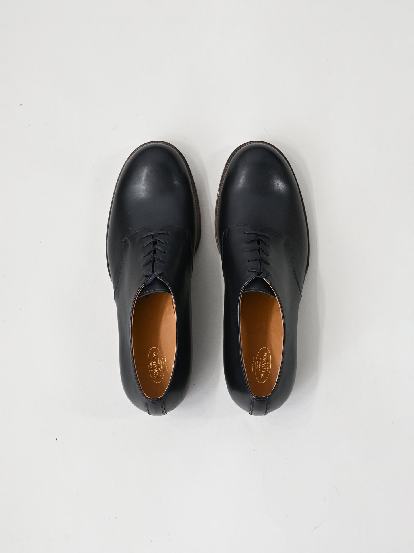 forme / fm-708 BLUCHER OLAIN TOE -BLACK