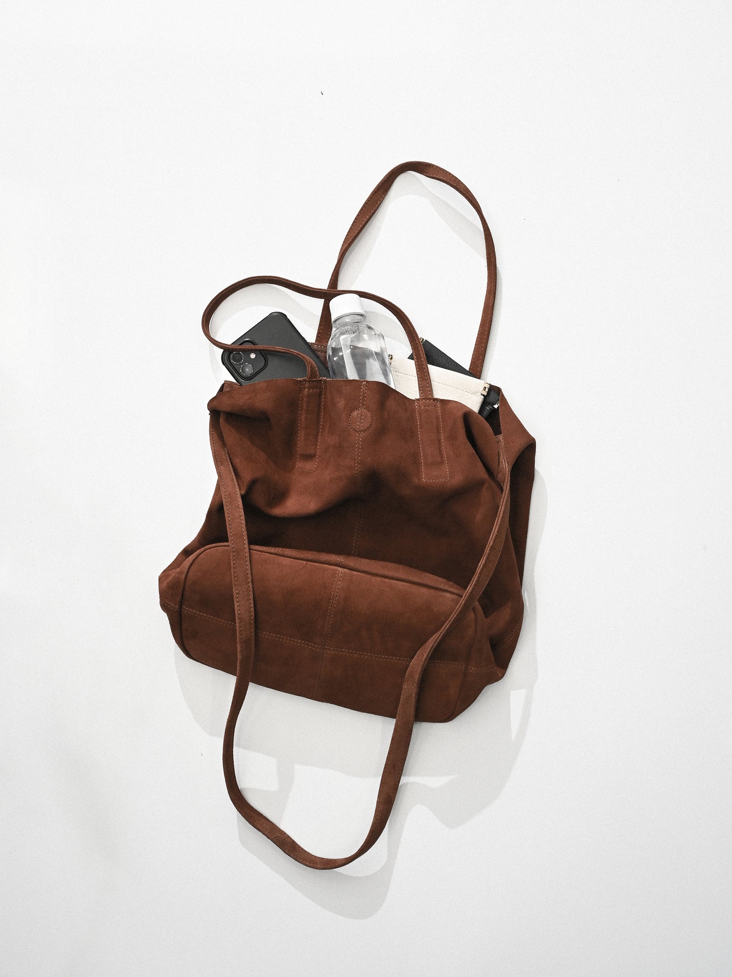 Morphée / 3WAY MIDIUM TOTE -OIL BROWN