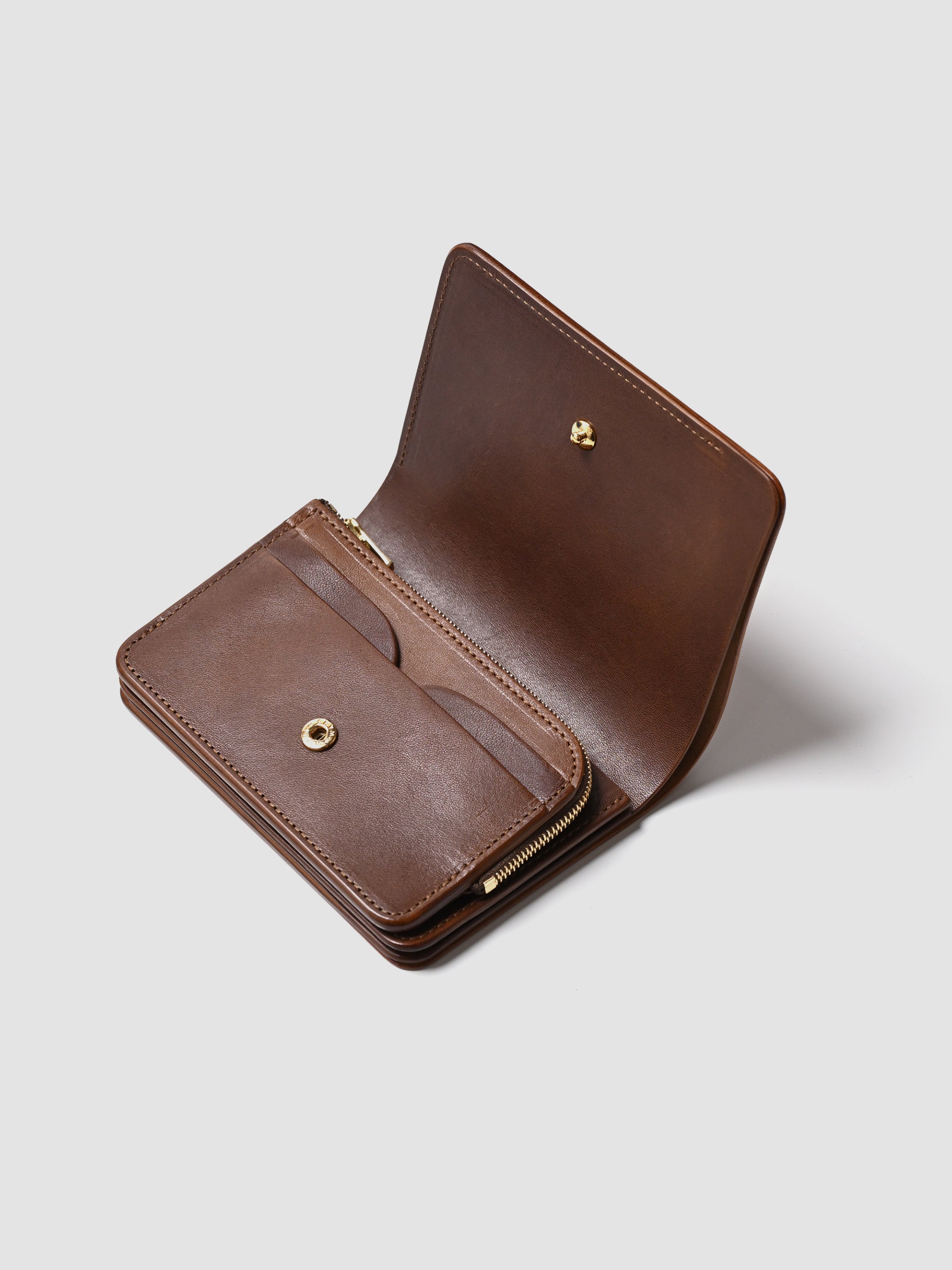 forme / Short wallet Cordovan -CIGAR × BROWN