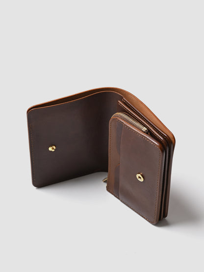 forme / Short wallet Cordovan  -Cigar×Brown