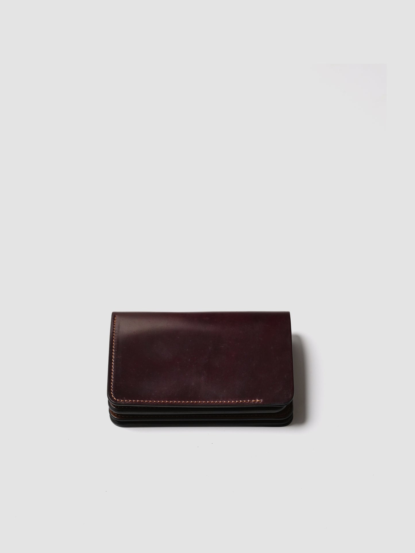 forme / Short wallet Cordovan  -Burgundy×Brown