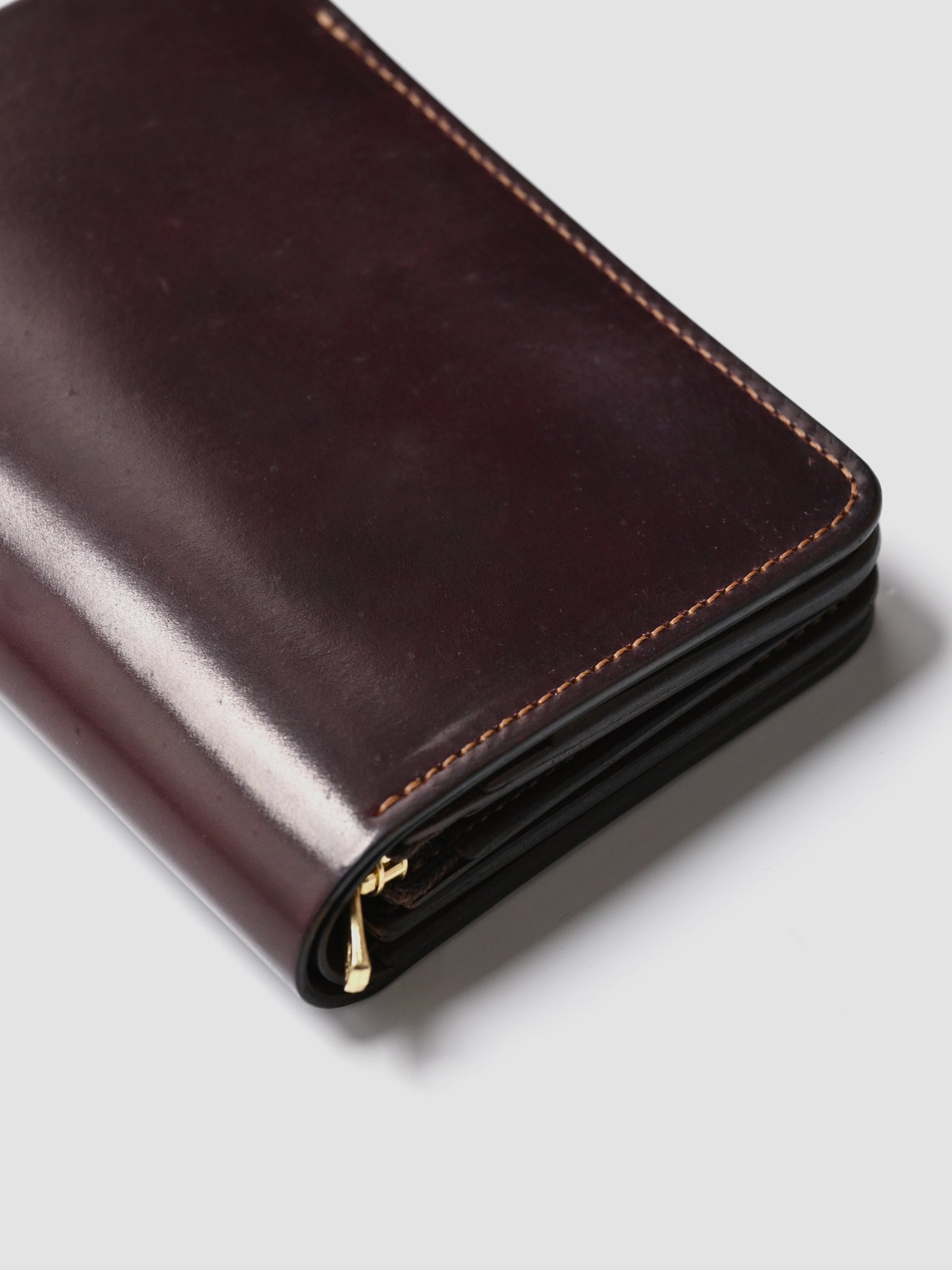 forme / Short wallet Cordovan  -Burgundy×Brown