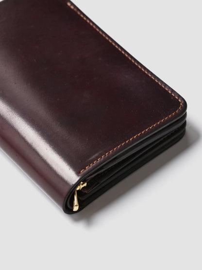 forme / Short wallet Cordovan  -Burgundy×Brown