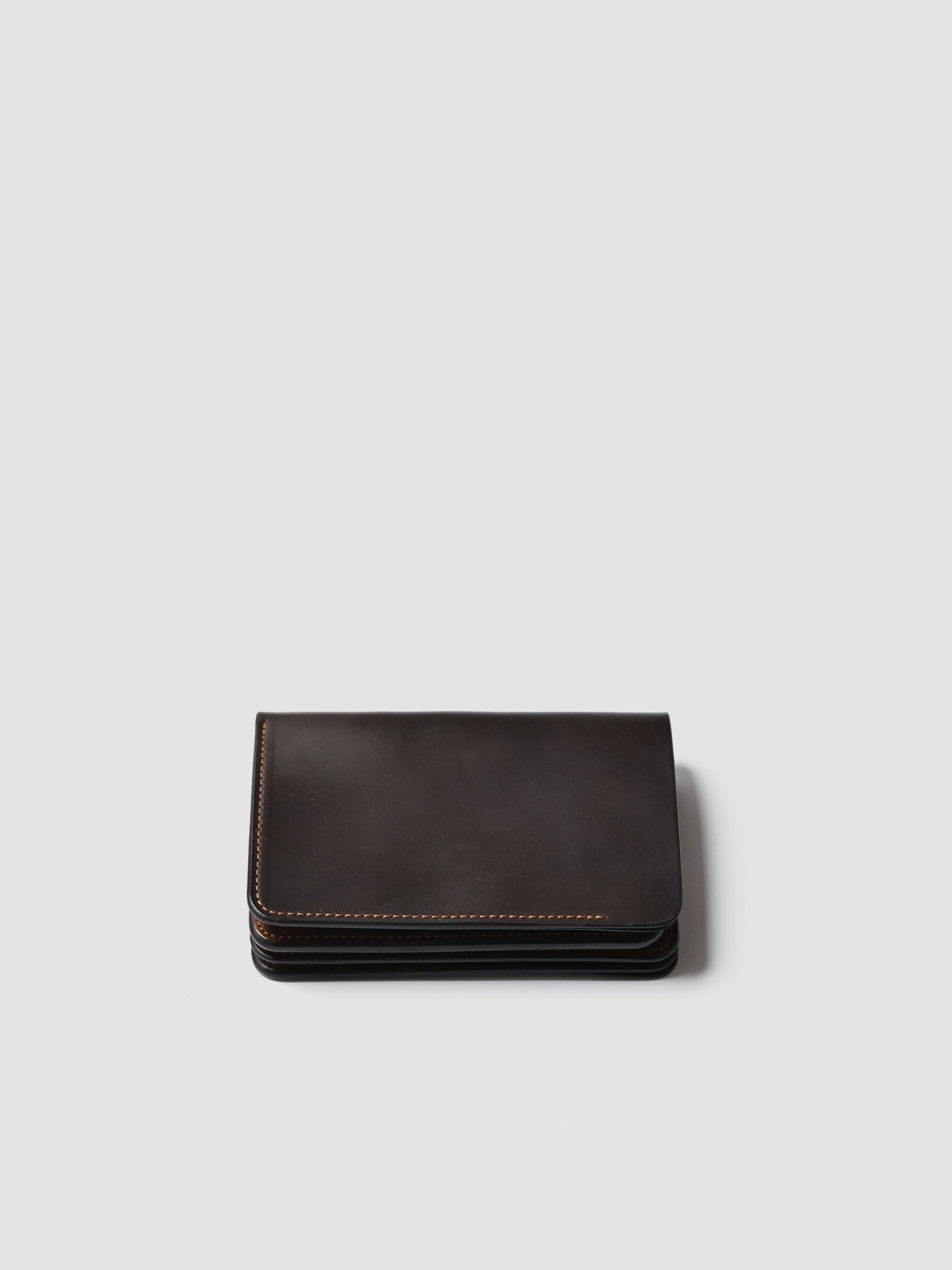 forme / Short wallet Cordovan -Dark cognac×Brown – and father