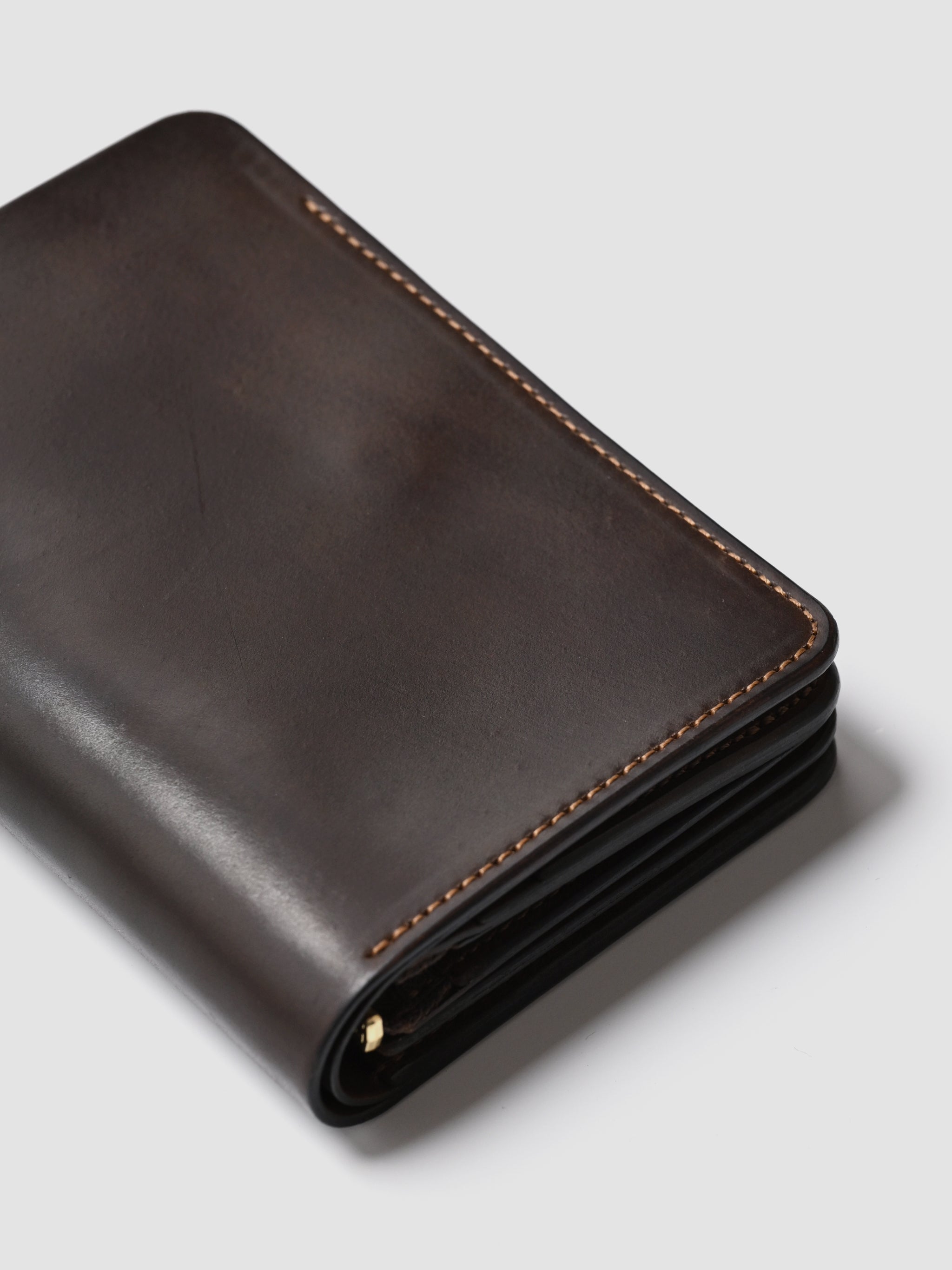 forme / Short wallet Cordovan -Dark cognac×Brown – and father