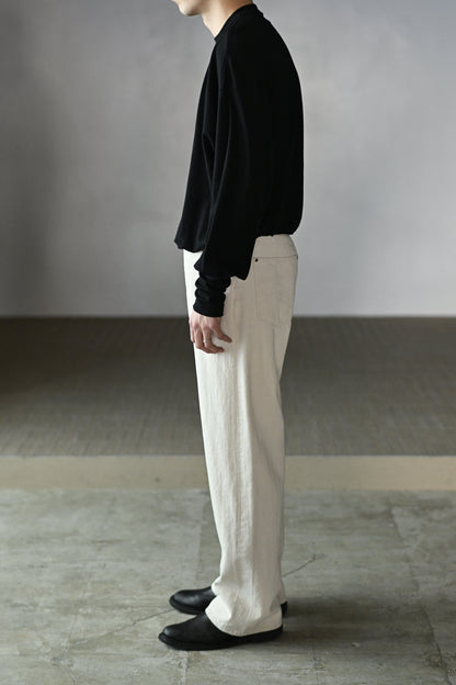 BISOWN / CO/HE PURE STRAIGHT DENIM -UNDYED