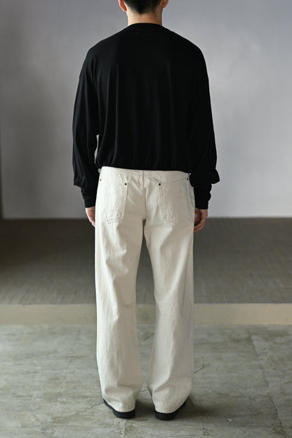 BISOWN / CO/HE PURE STRAIGHT DENIM -UNDYED