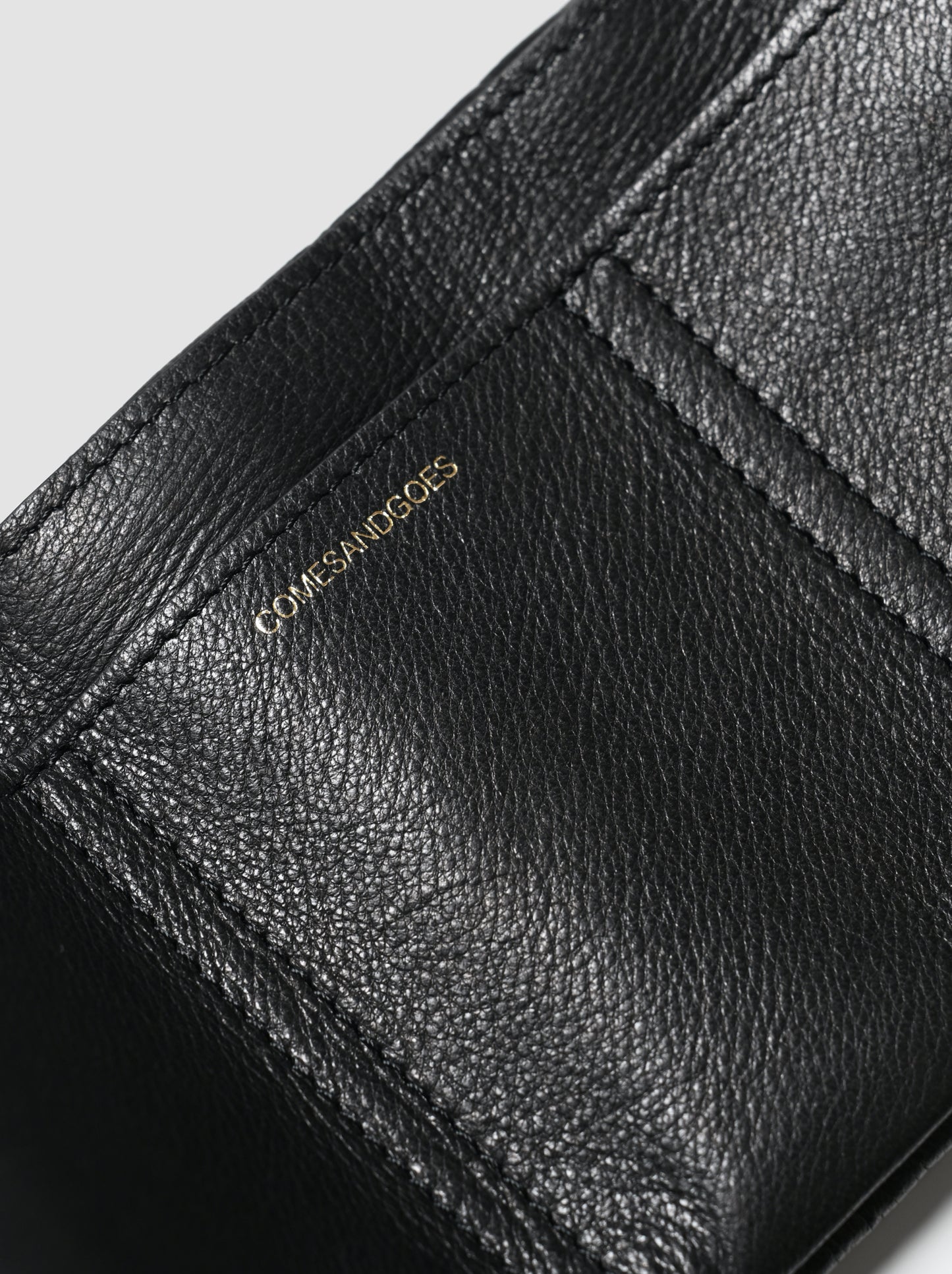 COMESANDGOES / COMES WALLET & KEYCHAIN -BLACK