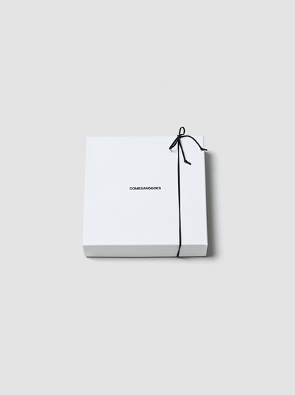 COMESANDGOES / COMES WALLET & KEYCHAIN -BLACK