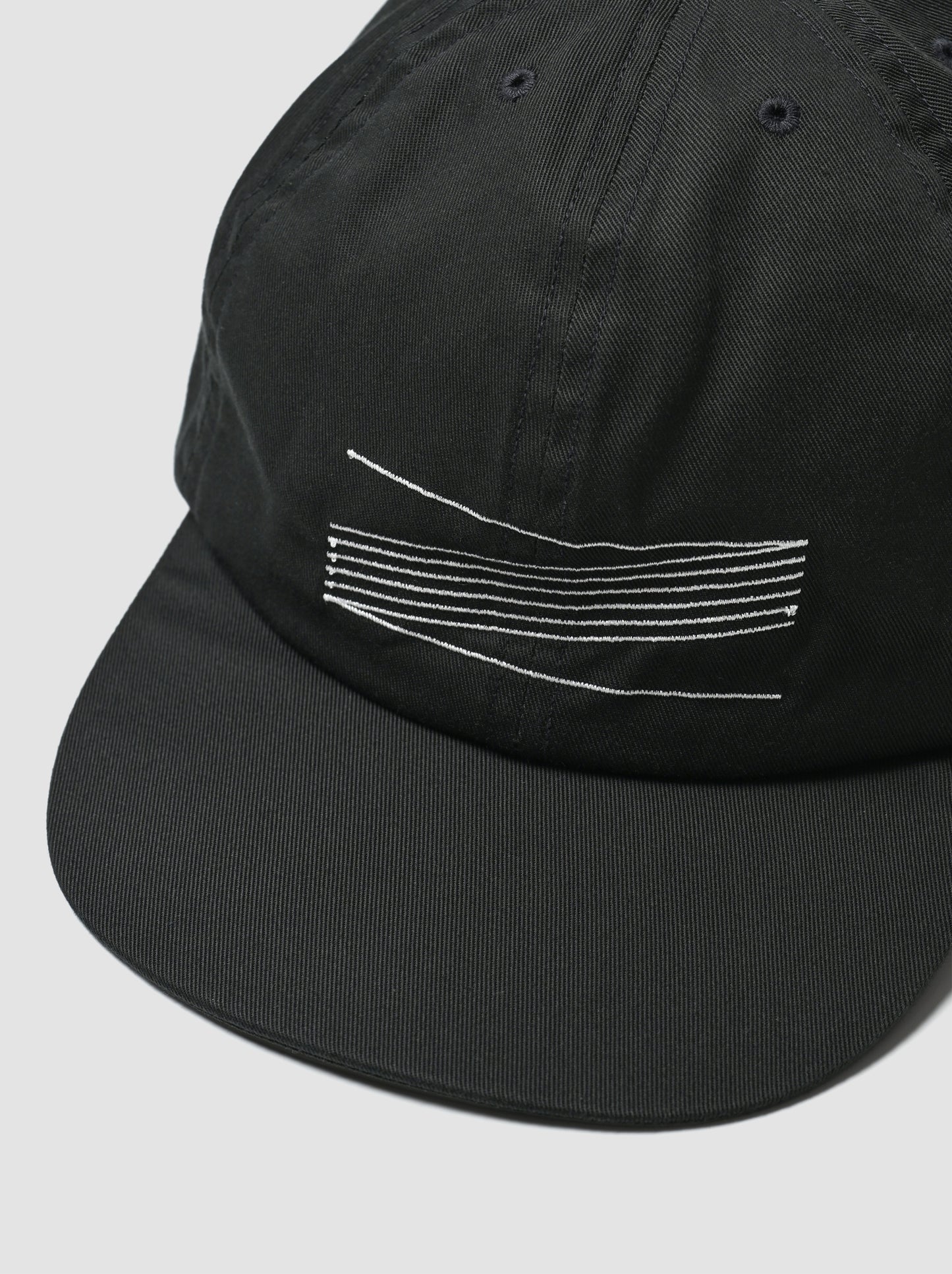 COMESANDGOES / LINE PATTERN CAP -EBONY
