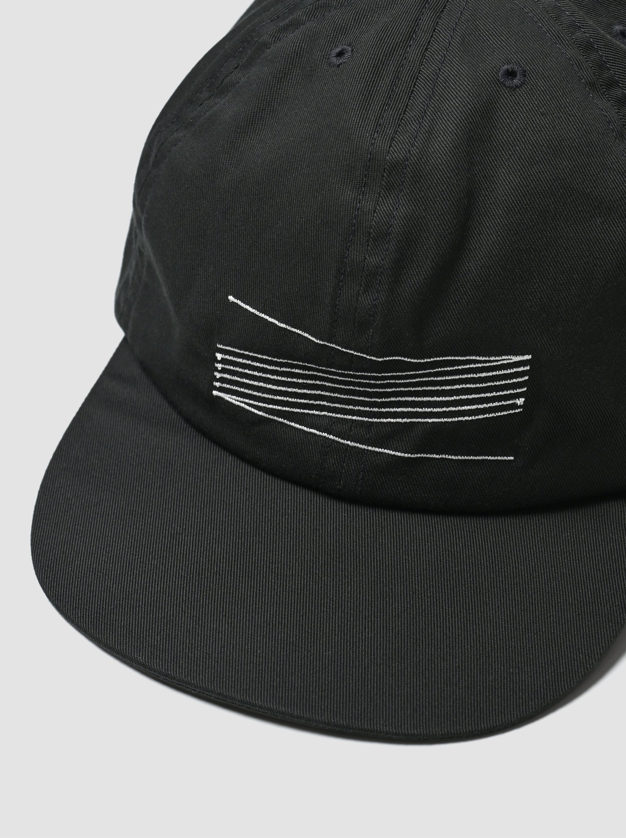 COMESANDGOES / LINE PATTERN CAP -EBONY