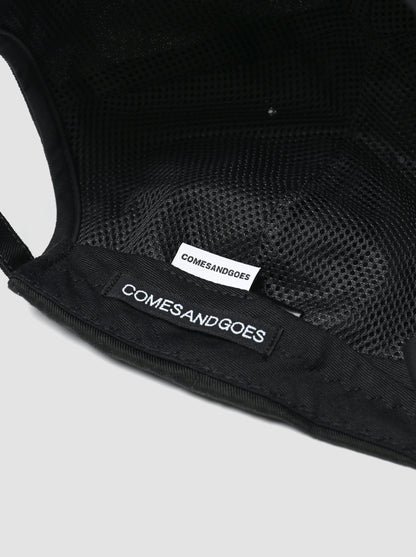 COMESANDGOES / LINE PATTERN CAP -EBONY