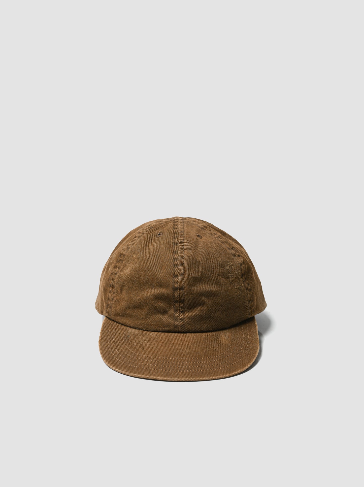 COMESANDGOES / PIGMENT DYE CAP(ダメージ) -BROWN