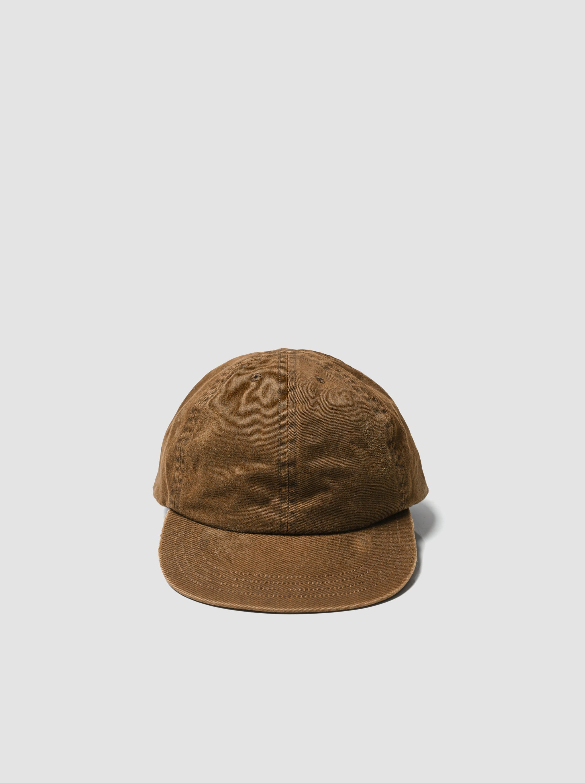 COMESANDGOES / PIGMENT DYE CAP(ダメージ) -BROWN