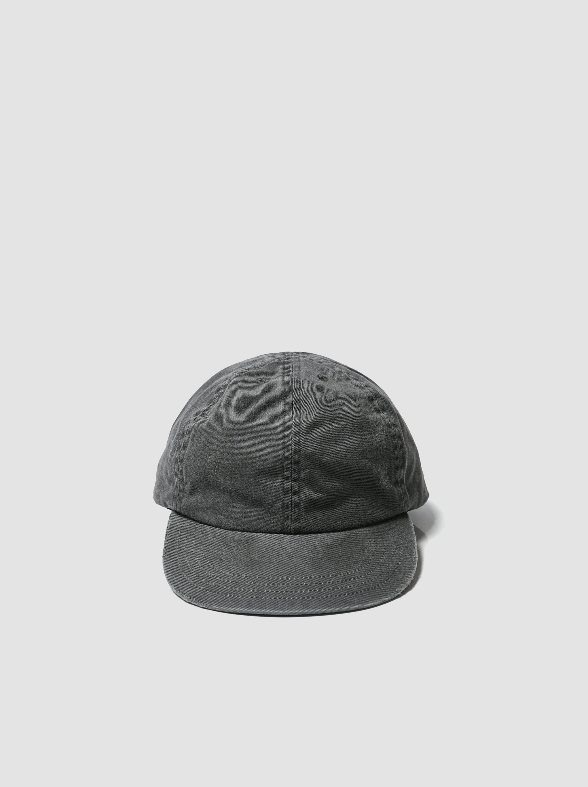 COMESANDGOES / PIGMENT DYE CAP(ダメージ) -CHARCOAL