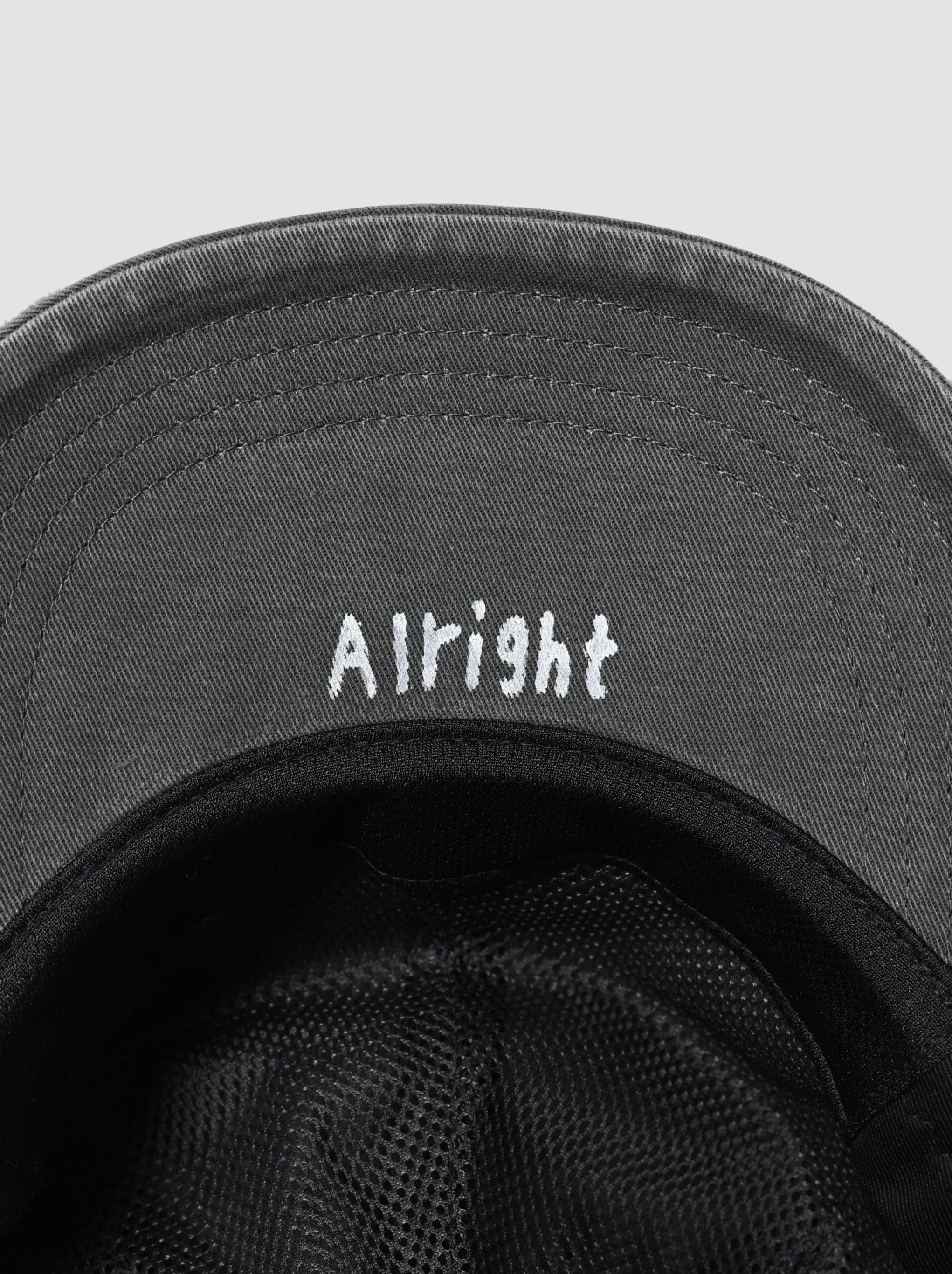 COMESANDGOES / PIGMENT DYE CAP(ダメージ) -CHARCOAL