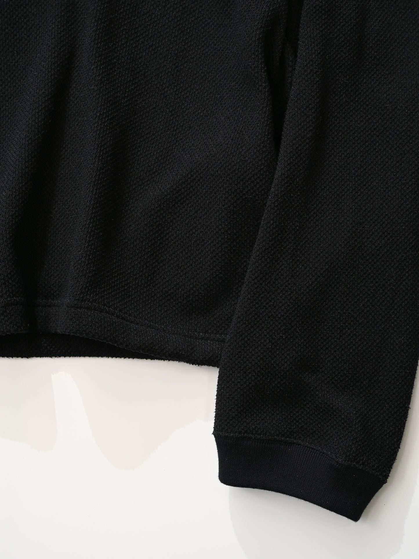 ANCELLM / S/C SKIPPER PULLOVER -BLACK