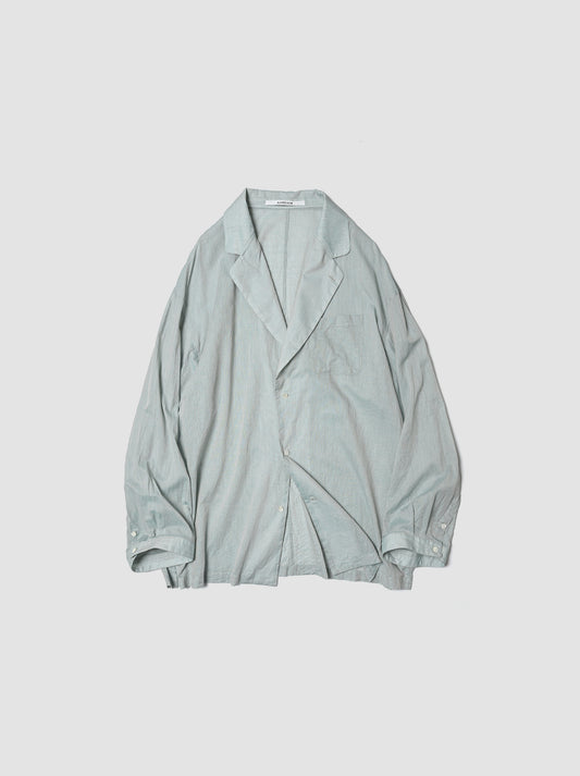 ANSNAM / big pyjacket (Cotton/Polyester) -BLUE×BROWN